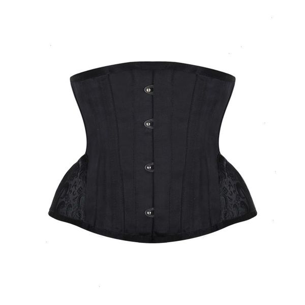 underbust steampunk corset waist control gothic corsets cincher with curved hem bustiers embroidery short trainer, Black;white
underbust steampunk corset waist control gothic corsets cincher with curved hem bustiers embroidery short trainer, Black;white