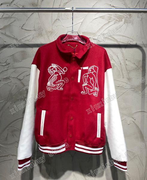 22ss designers hooded jackets men women paris red girl jacquard letter lapel neck streetwear white blue black s-xl, Black;brown
22ss designers hooded jackets men women paris red girl jacquard letter lapel neck streetwear white blue black s-xl, Black;brown