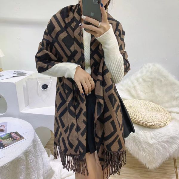 black and brown scarf winter cashmere scarfs mens wollen scarves womens pashmina wraps full letter printed shawl, Blue;gray
black and brown scarf winter cashmere scarfs mens wollen scarves womens pashmina wraps full letter printed shawl, Blue;gray