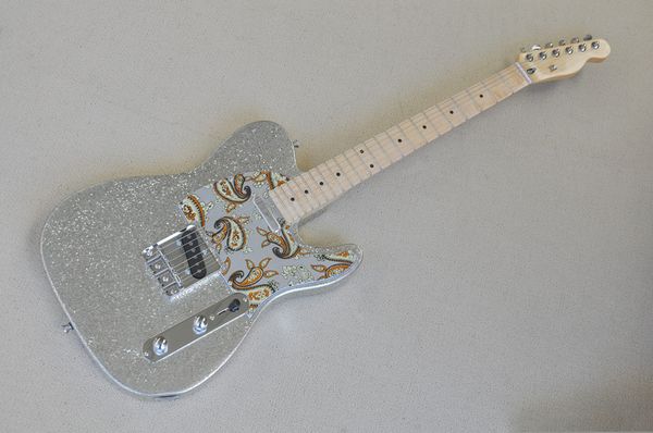 factory custom particles of grey paint electric guitar with chrome hardware provide customized services
factory custom particles of grey paint electric guitar with chrome hardware provide customized services