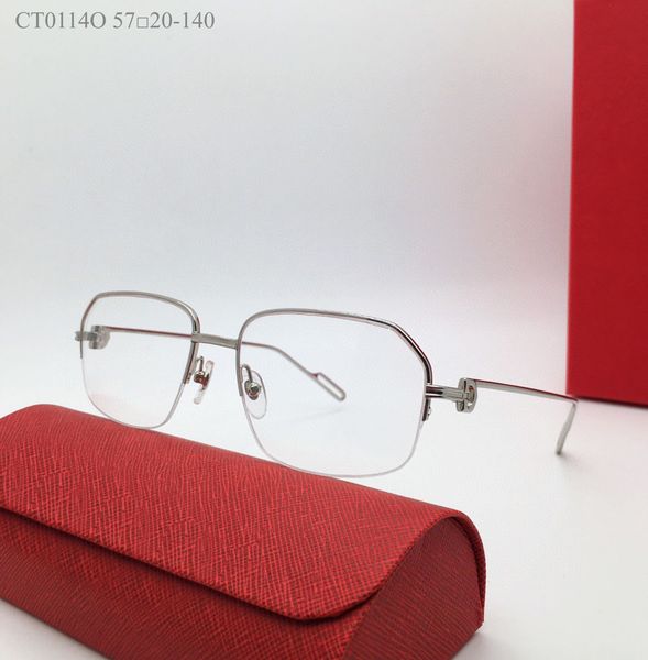 frame optical eyeglasses for woman and mens new 2022 fashion retro half frame 0114 with box, Silver
frame optical eyeglasses for woman and mens new 2022 fashion retro half frame 0114 with box, Silver