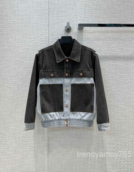 women's jackets contrast denim coat handsome old wash loose casual jacket high end, Black;brown
women's jackets contrast denim coat handsome old wash loose casual jacket high end, Black;brown