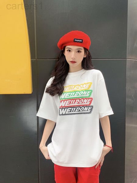 women's t-shirt designer we11 22ss early spring new heavy four-color bullet screen printed short sleeves m2fn, White
women's t-shirt designer we11 22ss early spring new heavy four-color bullet screen printed short sleeves m2fn, White
