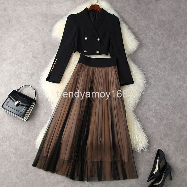 women's two piece pants winter women's green fruit collar short versatile blazer + mesh pleated skirt set 12828, White
women's two piece pants winter women's green fruit collar short versatile blazer + mesh pleated skirt set 12828, White