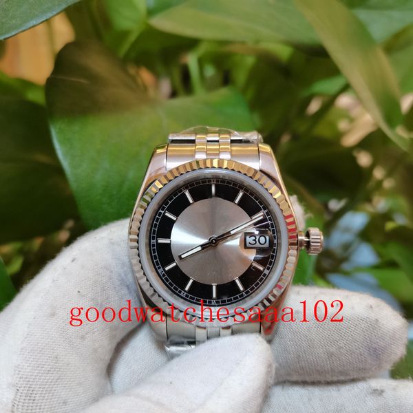 exclusive fashion asia eta 2813 movement watches black silverdial 36mm watch men's 126234 126334 sport watch, Slivery;brown
exclusive fashion asia eta 2813 movement watches black silverdial 36mm watch men's 126234 126334 sport watch, Slivery;brown