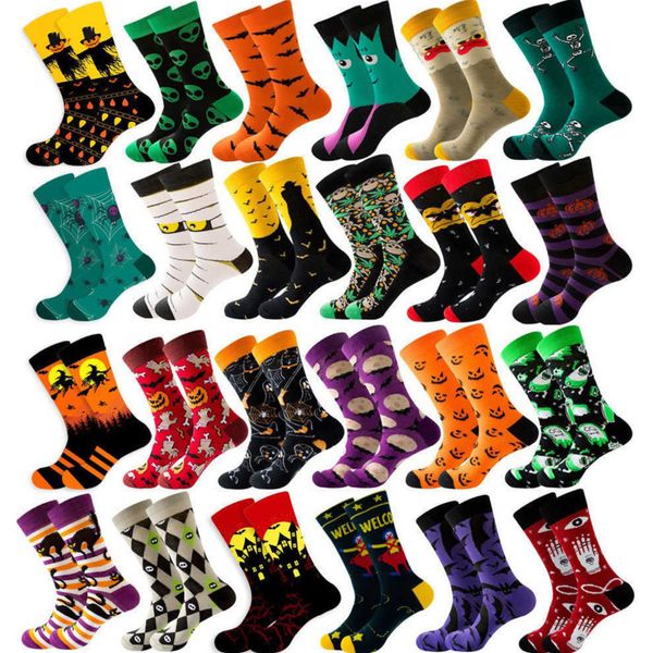 autumn winter designer men and women socks new fashion halloween christmas men's women's mid tube socks, Black;white
autumn winter designer men and women socks new fashion halloween christmas men's women's mid tube socks, Black;white
