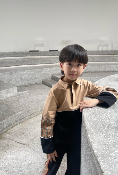polos baby clothes polo kids designer clothes fasion lapel long sleeve buckle covered button handsome pullover stripes khaki size 100cm-160c, Blue
polos baby clothes polo kids designer clothes fasion lapel long sleeve buckle covered button handsome pullover stripes khaki size 100cm-160c, Blue