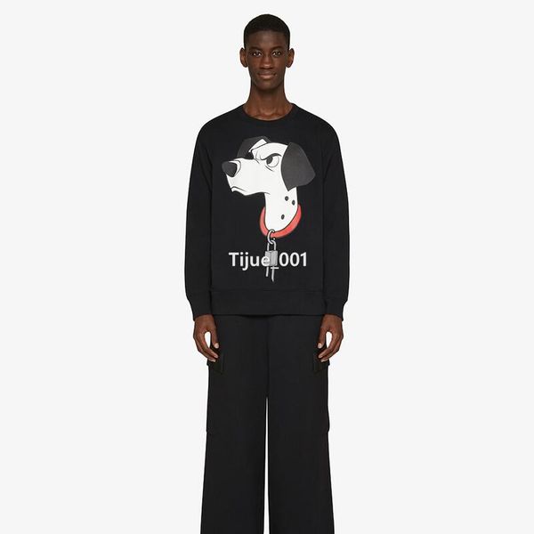 22ss france new classic cartoon dog printed sweatshirt early autumn winter limited man women casual crewneck pullover fashion high end desig, Black
22ss france new classic cartoon dog printed sweatshirt early autumn winter limited man women casual crewneck pullover fashion high end desig, Black