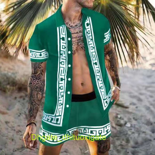 men's summer casual shirts luxury men tracksuits hawaiian sets printing short sleeve button shirt fashion beach shorts tees streetwear, White;black
men's summer casual shirts luxury men tracksuits hawaiian sets printing short sleeve button shirt fashion beach shorts tees streetwear, White;black
