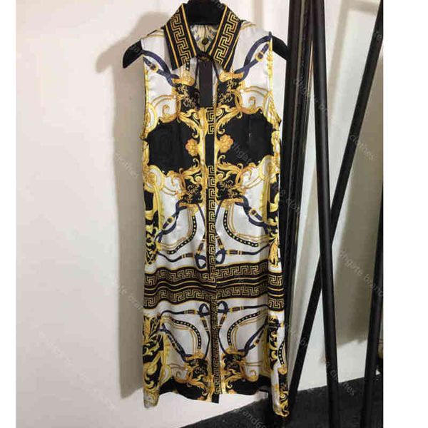 summer women sleeveless dress print dresses shirt logo metal buttons 5a brand designer clothes collection pants t shirt dress camisole bra s, Black;gray
summer women sleeveless dress print dresses shirt logo metal buttons 5a brand designer clothes collection pants t shirt dress camisole bra s, Black;gray