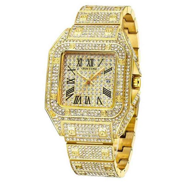 wristwatches hip hop gold watch men famous brand luxury iced out male quartz s square diamond calendar wristwatch mens clock 220602, Slivery;brown
wristwatches hip hop gold watch men famous brand luxury iced out male quartz s square diamond calendar wristwatch mens clock 220602, Slivery;brown
