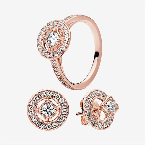 luxury wedding jewelry sets 18k rose gold vintage circle ring & earring with original box for pandora real 925 silver rings earrin290m, Slivery;golden
luxury wedding jewelry sets 18k rose gold vintage circle ring & earring with original box for pandora real 925 silver rings earrin290m, Slivery;golden