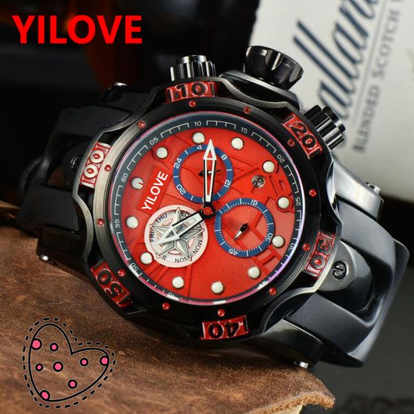 sports military mens watch 50mm large dial black gold stainless steel case rubber fashion clock men's luxury sapphire solid buckle pres, Slivery;brown
sports military mens watch 50mm large dial black gold stainless steel case rubber fashion clock men's luxury sapphire solid buckle pres, Slivery;brown