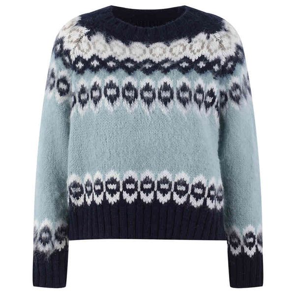 women's knits tees patterned rhombic contrast color sweater women's clothing autumn and winter korean age reduced loose thin 0z88, White
women's knits tees patterned rhombic contrast color sweater women's clothing autumn and winter korean age reduced loose thin 0z88, White