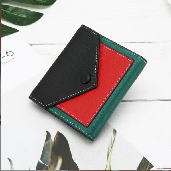 fashion selling classic wallet women full leather luxurys designer bag gold and silver buckle coin purse card, Red;black
fashion selling classic wallet women full leather luxurys designer bag gold and silver buckle coin purse card, Red;black