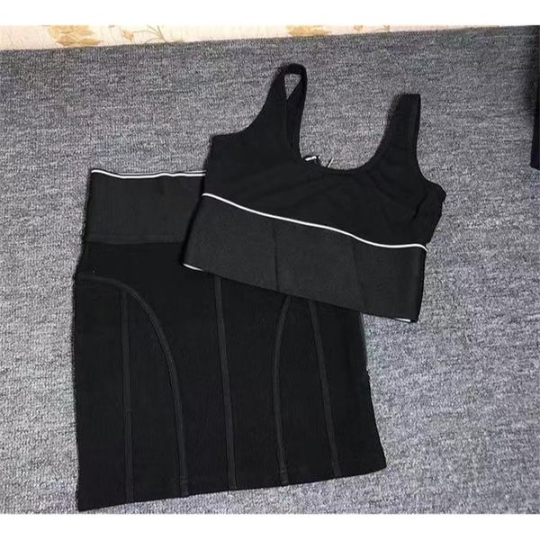 fashion women two piece sport suit side zipper stretch high waist tank skirt set t200702, White
fashion women two piece sport suit side zipper stretch high waist tank skirt set t200702, White
