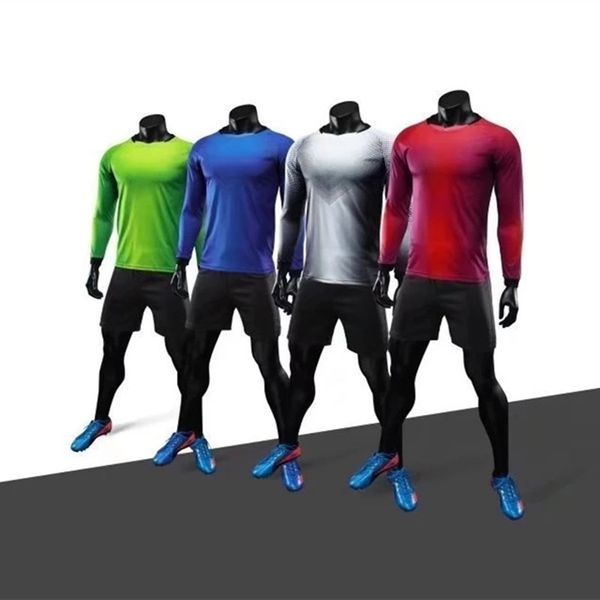 long sleeve soccer training suit kits football tracksuits kits student sportswear boys men soccer suit customization 220615, Gray
long sleeve soccer training suit kits football tracksuits kits student sportswear boys men soccer suit customization 220615, Gray