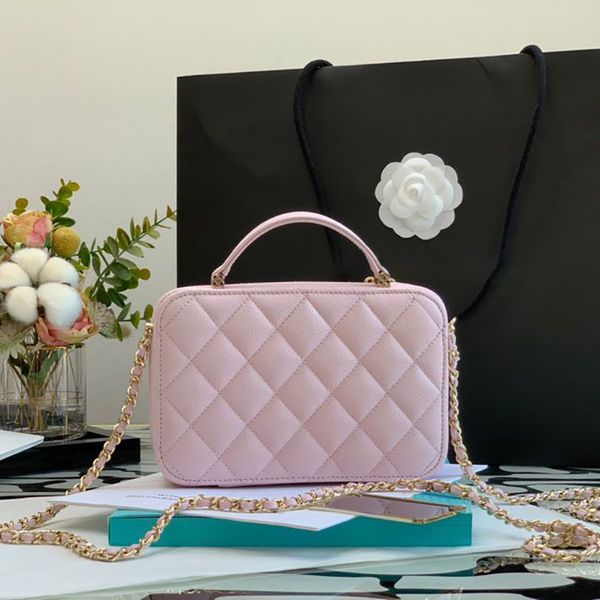 10a mirror quality diamond lattice caviar cosmetic bag designer women cross body bags luxuries designers makeup bag with box c062
10a mirror quality diamond lattice caviar cosmetic bag designer women cross body bags luxuries designers makeup bag with box c062