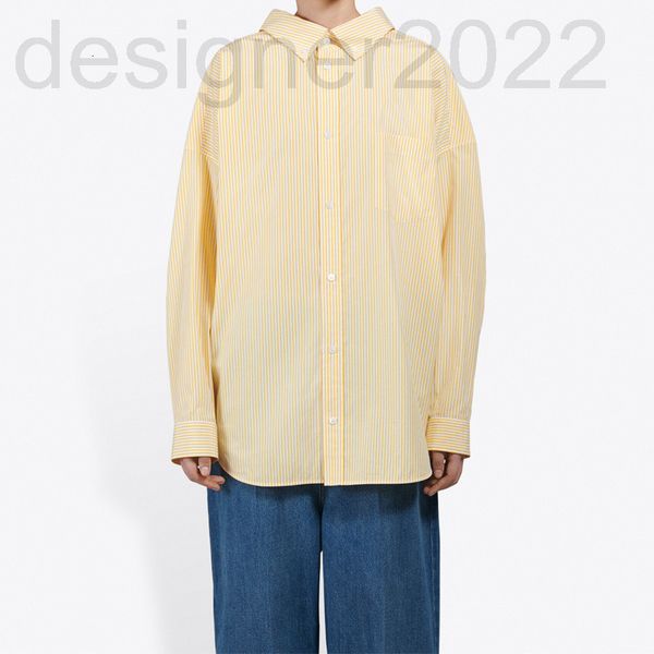 women's blouses & shirts designer summer single breasted striped cotton loose men's and women's regular shirt bb paris europe, White
women's blouses & shirts designer summer single breasted striped cotton loose men's and women's regular shirt bb paris europe, White