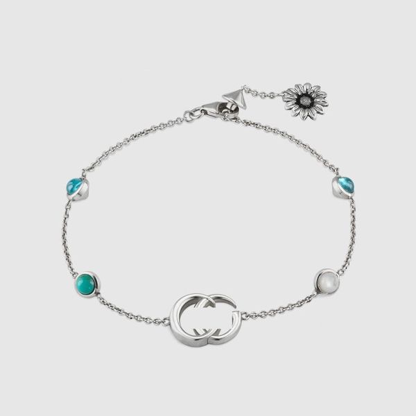 2022 fashion designer double g sterling silver pink gemstone daisy flower bracelet is a celebrity favorite style, men and women party promis, Golden;silver
2022 fashion designer double g sterling silver pink gemstone daisy flower bracelet is a celebrity favorite style, men and women party promis, Golden;silver