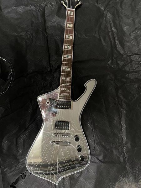 white broken mirror six string electric guitar we can customize various styles of guitars
white broken mirror six string electric guitar we can customize various styles of guitars