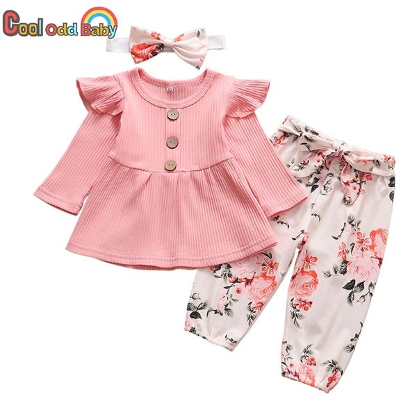 3pcs autumn born baby girl clothes set pink floral print pants headband cute infant toddler clothing 0 3 months outfits 220507, White
3pcs autumn born baby girl clothes set pink floral print pants headband cute infant toddler clothing 0 3 months outfits 220507, White