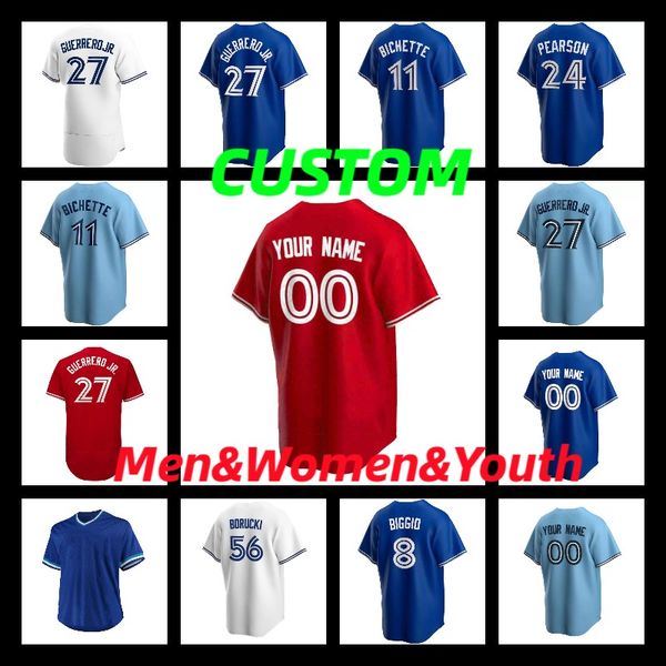 custom toronto blue jerseys jays 27 vladimir guerrero jr. 4 george springer 38 robbie ray bo bichette cavan biggio randal grichuk hernandez, Blue;black
custom toronto blue jerseys jays 27 vladimir guerrero jr. 4 george springer 38 robbie ray bo bichette cavan biggio randal grichuk hernandez, Blue;black