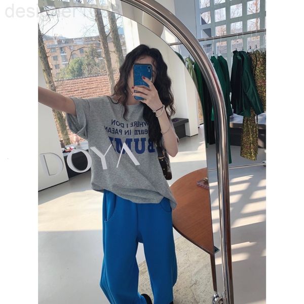 women's t-shirt designer early summer new four-color t-contrast round neck simple letter printed t-shirt japan and south korea harajuku, White
women's t-shirt designer early summer new four-color t-contrast round neck simple letter printed t-shirt japan and south korea harajuku, White