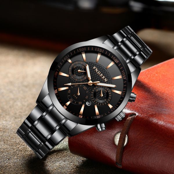 fngeen sports watch men quartz wristwatch leather band male clock wrist shockproof waterproof relogio masculino hodinky saati, Slivery;brown
fngeen sports watch men quartz wristwatch leather band male clock wrist shockproof waterproof relogio masculino hodinky saati, Slivery;brown