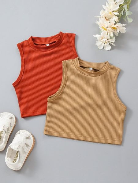 toddler girls 2pcs mock neck tank she, Blue 
toddler girls 2pcs mock neck tank she, Blue