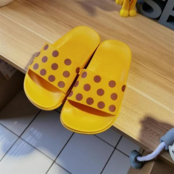 2020 children slipper girls single shoes kids shoes slides2172, Black;red
