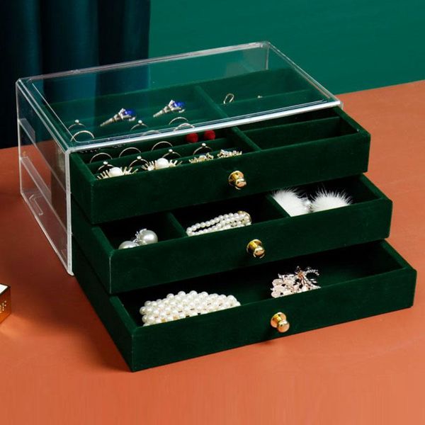 jewelry pouches bags green organizer box necklace earring ring velvet storages three layers multifunction deskcase women gifts, Pink;blue
jewelry pouches bags green organizer box necklace earring ring velvet storages three layers multifunction deskcase women gifts, Pink;blue