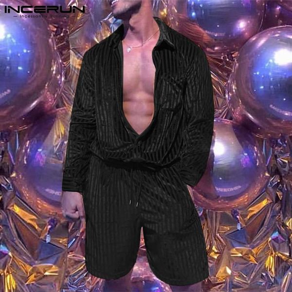 men's tracksuits men's tracksuits incerun 2022 fashion sets long sleeve short pants leisure party nightclub two pieces clothes su, Gray
men's tracksuits men's tracksuits incerun 2022 fashion sets long sleeve short pants leisure party nightclub two pieces clothes su, Gray