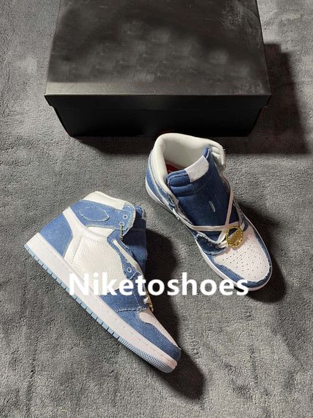 jumpman 1s 1 high og denim basketball shoes for men sports shoe white blue metallic gold women men outdoor trainers sport sneakers 36-46 dm9, Black
jumpman 1s 1 high og denim basketball shoes for men sports shoe white blue metallic gold women men outdoor trainers sport sneakers 36-46 dm9, Black