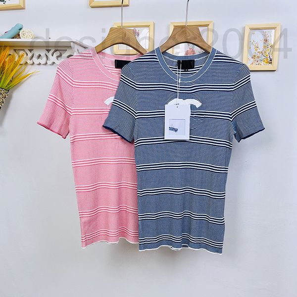 women's sweaters designer 2022 summer thin small fragrance letter t-shirt jacquard stripe short sleeve sweater female 0h2j, White;black
women's sweaters designer 2022 summer thin small fragrance letter t-shirt jacquard stripe short sleeve sweater female 0h2j, White;black
