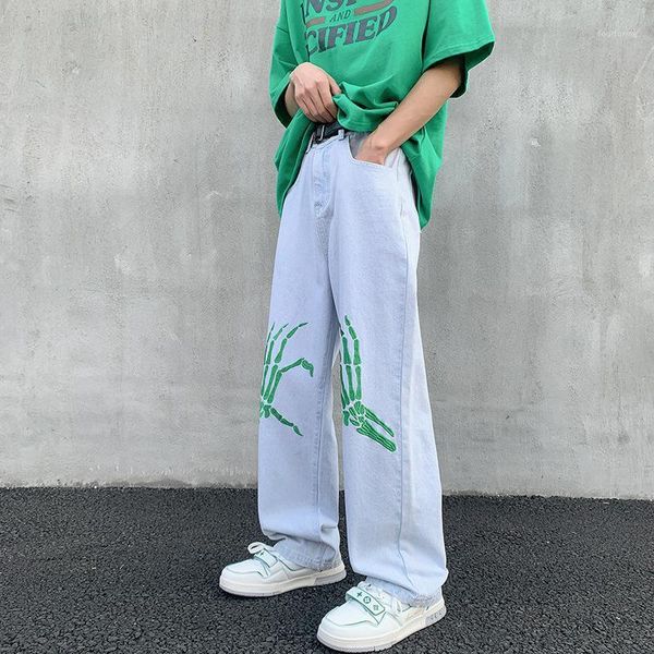 men's jeans embroidered men summer design baggy denim trousers fashion high street straight pants oversized male bottoms y2k clothesmen, Blue
men's jeans embroidered men summer design baggy denim trousers fashion high street straight pants oversized male bottoms y2k clothesmen, Blue