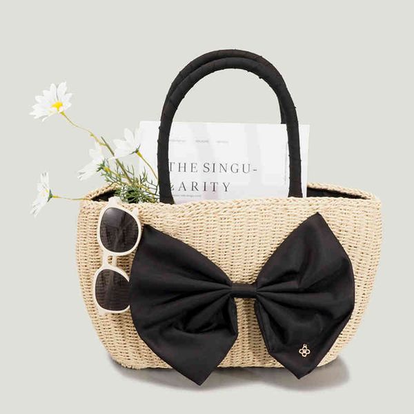 black bow straw handbag for women summer beach rattan tote ladies fashion shopper handle bags shoulder purses 220519
black bow straw handbag for women summer beach rattan tote ladies fashion shopper handle bags shoulder purses 220519