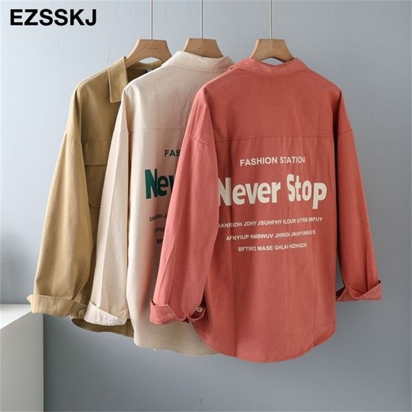 woman thick letter shirt jacket coat women spring autumn loose oversize blouse shirt outwear streetwear long jacket 210412, White
woman thick letter shirt jacket coat women spring autumn loose oversize blouse shirt outwear streetwear long jacket 210412, White