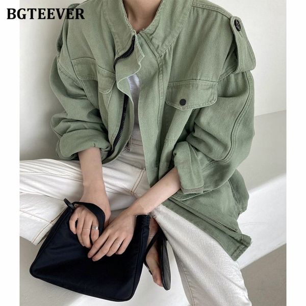 vintage stand collar ladies jacket autumn winter oversized zippers female trench coats women outwear 2021, Tan;black
vintage stand collar ladies jacket autumn winter oversized zippers female trench coats women outwear 2021, Tan;black