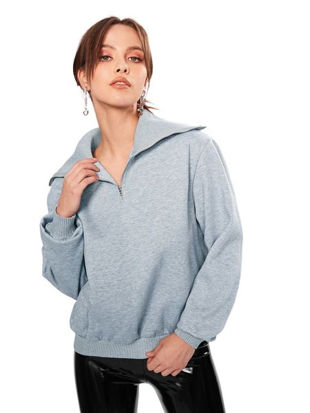 zip up solid pullover f6f4#, Black
zip up solid pullover f6f4#, Black