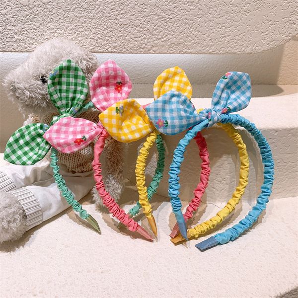 2022 new fashion korean children's cute adjustable plaid fabric rabbit ears headband sweet girl princess folds hairband headwear, Slivery;white
2022 new fashion korean children's cute adjustable plaid fabric rabbit ears headband sweet girl princess folds hairband headwear, Slivery;white