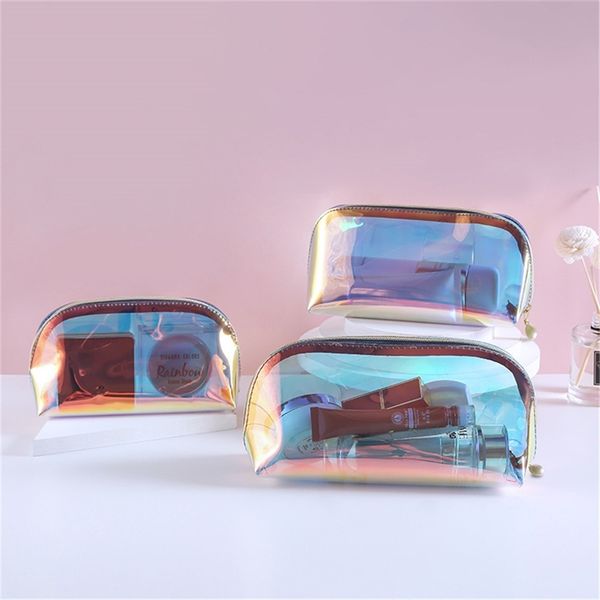 new style colorful wash bag tpu cosmetic storage threepiece suit pouch multi function fashion laser make up bags 210305
new style colorful wash bag tpu cosmetic storage threepiece suit pouch multi function fashion laser make up bags 210305