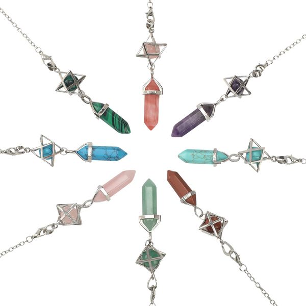 2022 new style natural stone melcaba hexagonal column dowsing pendant pendulum reiki healing crystal radiesthesia metaphysical spiritual pen, Silver
2022 new style natural stone melcaba hexagonal column dowsing pendant pendulum reiki healing crystal radiesthesia metaphysical spiritual pen, Silver