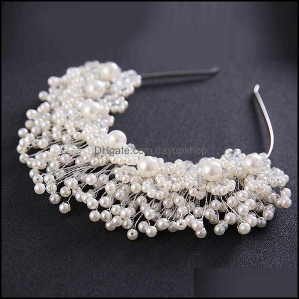 wedding hair jewelry forseven luxury gold/sier color hairband women imitation pearls tiara handmade im dhscv, Slivery;golden
wedding hair jewelry forseven luxury gold/sier color hairband women imitation pearls tiara handmade im dhscv, Slivery;golden