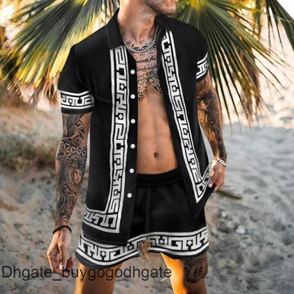 casual fashion men's shirts luxury men tracksuits hawaiian sets printing short sleeve button shirt summer beach shorts tees streetwear, White;black
casual fashion men's shirts luxury men tracksuits hawaiian sets printing short sleeve button shirt summer beach shorts tees streetwear, White;black