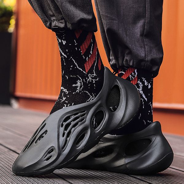 hole shoes summer sandals new outdoor personality breathable beach shoes trendy men sandals trendy one, Black
hole shoes summer sandals new outdoor personality breathable beach shoes trendy men sandals trendy one, Black