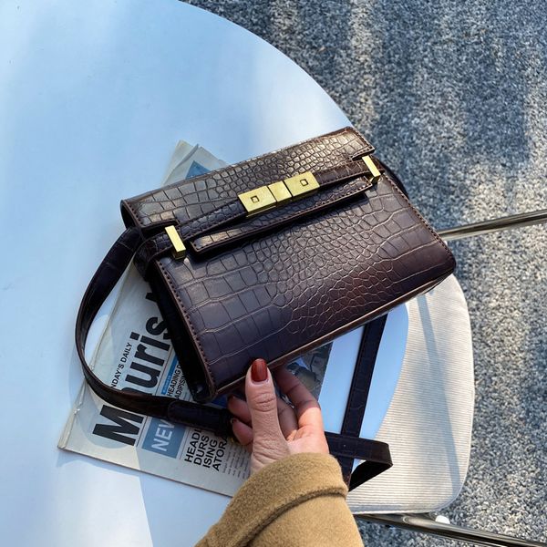 crocodile pattern designer bag women yvessl leather shoes one shoulder chain messenger bag versatile western style underarm totebag classic
crocodile pattern designer bag women yvessl leather shoes one shoulder chain messenger bag versatile western style underarm totebag classic