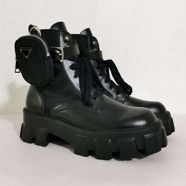 womens designer monolith combat boots military inspired martin ankle-boots with removable nylon pouch, Black
womens designer monolith combat boots military inspired martin ankle-boots with removable nylon pouch, Black