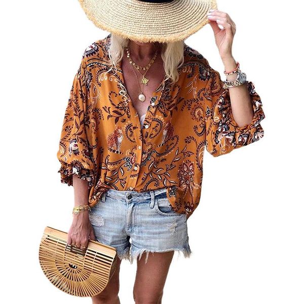 women's blouses & shirts spring summer woman v-neck casual european style female shirt blouse ladies korean fashion shirtswomen's, White
women's blouses & shirts spring summer woman v-neck casual european style female shirt blouse ladies korean fashion shirtswomen's, White