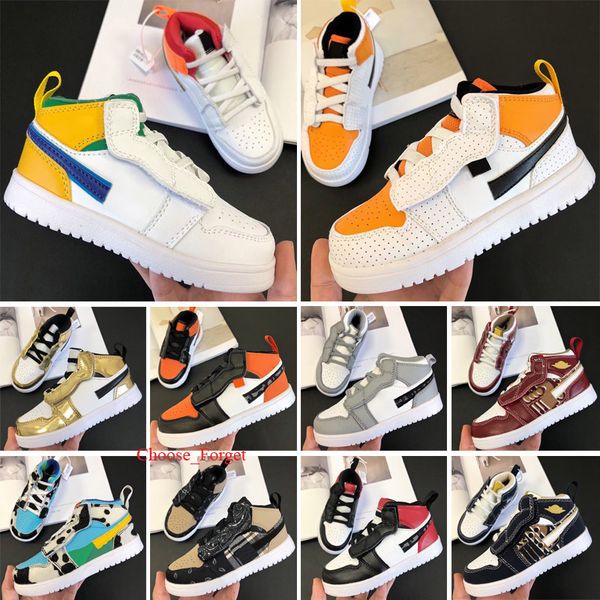 childrens jumpman 1 basketball shoes athletics x sneakers running shoe for kids boy sports 25-35, Black
childrens jumpman 1 basketball shoes athletics x sneakers running shoe for kids boy sports 25-35, Black